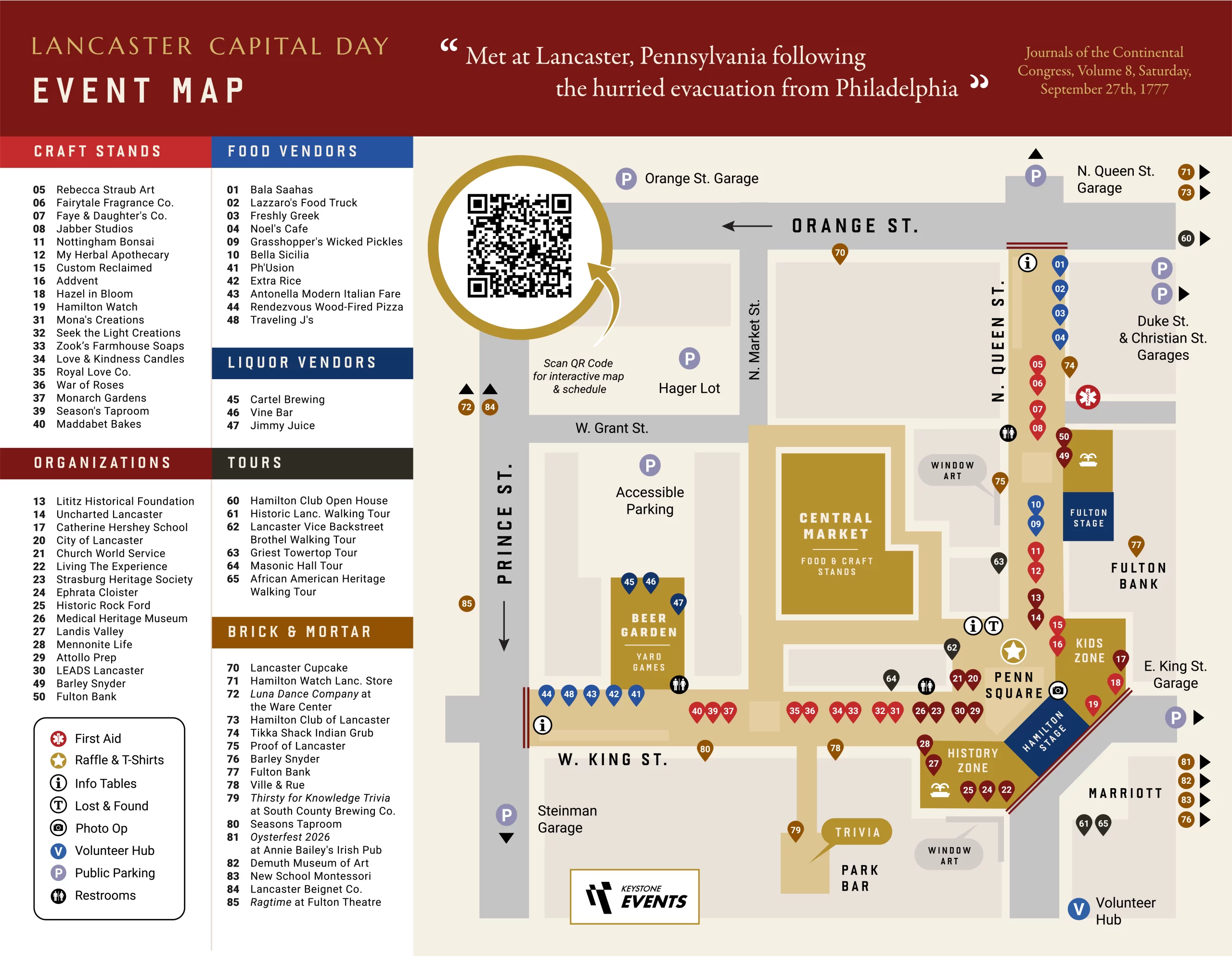 Capital Day Map 2026